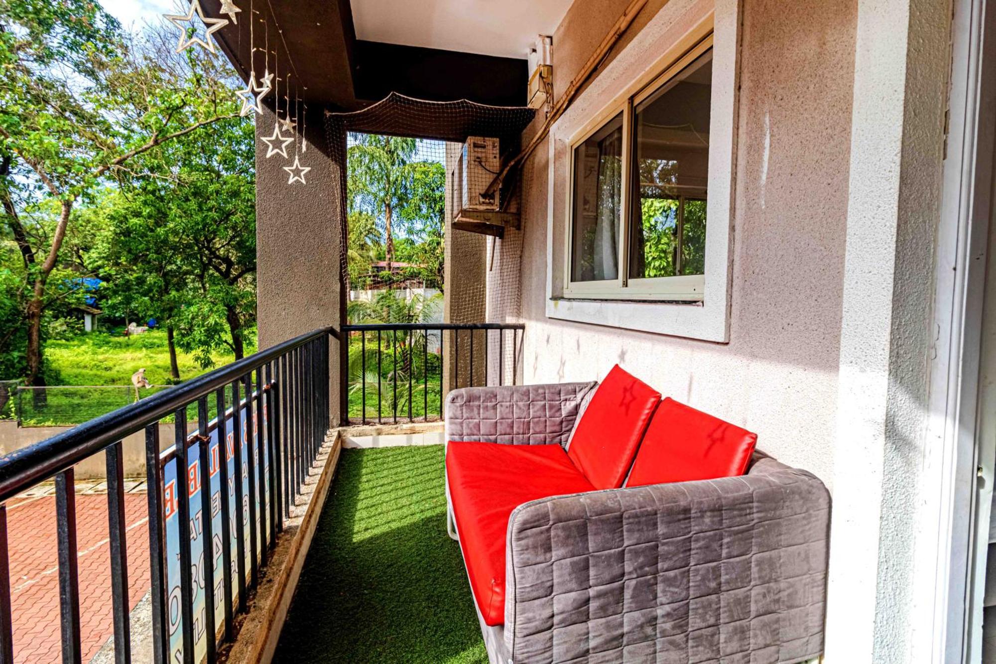 4Bhk Sparkling Apartment Near Beach Pool & Bar 2Bhkx2 Vagator Oda fotoğraf
