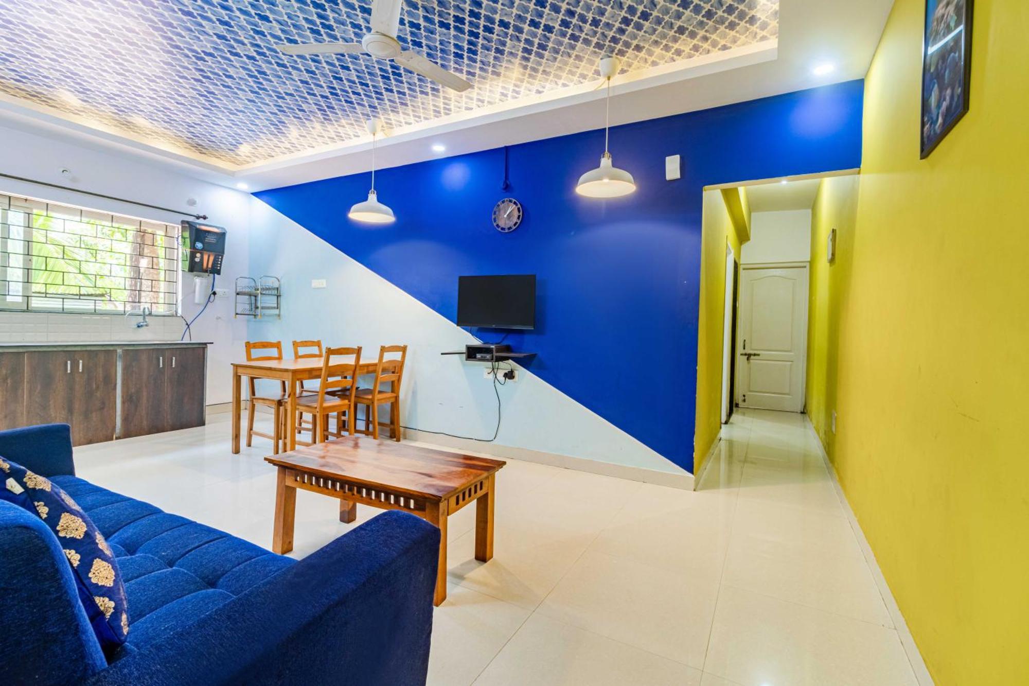 4Bhk Sparkling Apartment Near Beach Pool & Bar 2Bhkx2 Vagator Oda fotoğraf