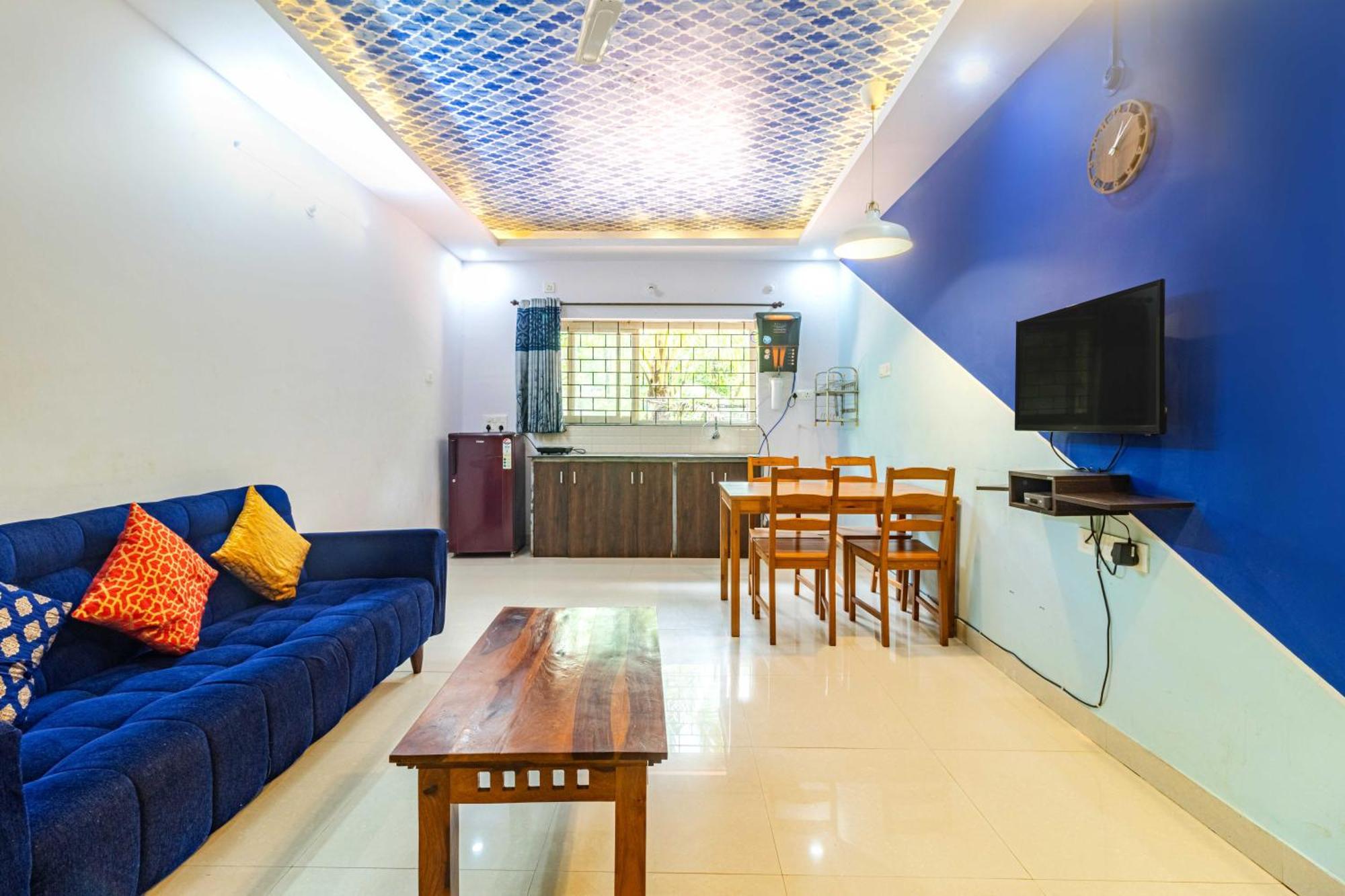 4Bhk Sparkling Apartment Near Beach Pool & Bar 2Bhkx2 Vagator Oda fotoğraf