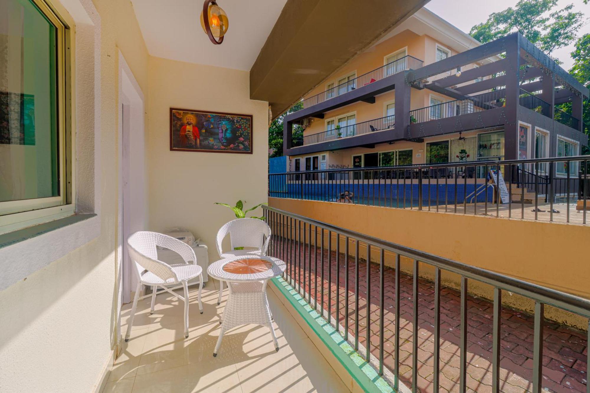 4Bhk Sparkling Apartment Near Beach Pool & Bar 2Bhkx2 Vagator Dış mekan fotoğraf