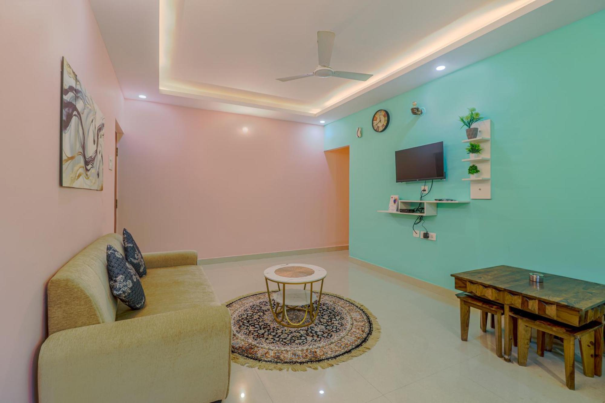 4Bhk Sparkling Apartment Near Beach Pool & Bar 2Bhkx2 Vagator Oda fotoğraf